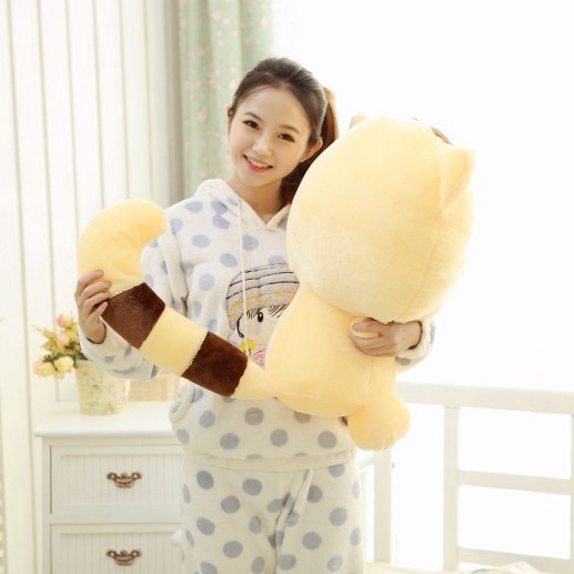 Boneka Kucing Jumbo Super Besar Lucu Imut Murah Ukuran 60cm