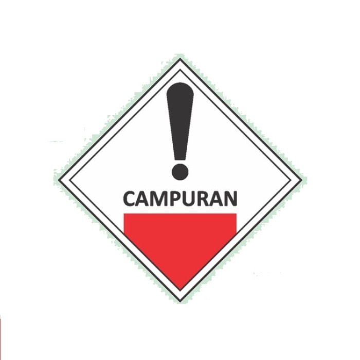

sign akrilik campuran / acrilyc limbah b3 hazmat