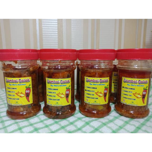 

Sambal Galak Sambal Bawang Sambal Teri Sambal Baby Cumi Sambal Pete