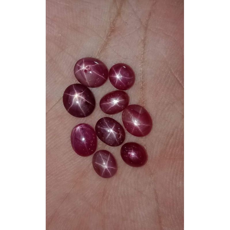 NATURAL BATU PERMATA RUBY STAR LOSTUNE KUALITAS SUPER ISTIMEWA