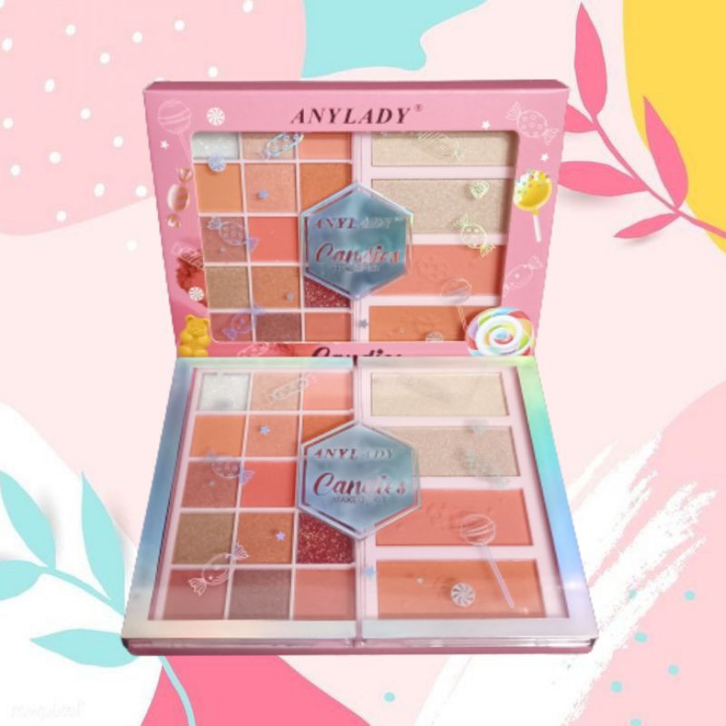 PROMO!!!EYESHADOW/BLUSHER/HIGHLITER CANDIES ANYLADY 829