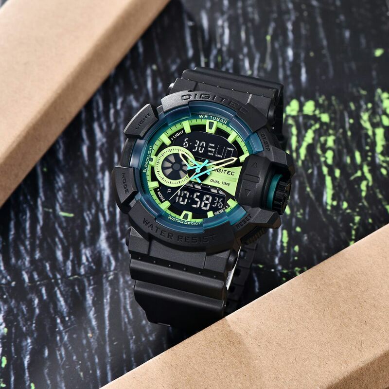 Jam tangan pria Digitec 2080 garansi original DIGITEC DA 2080