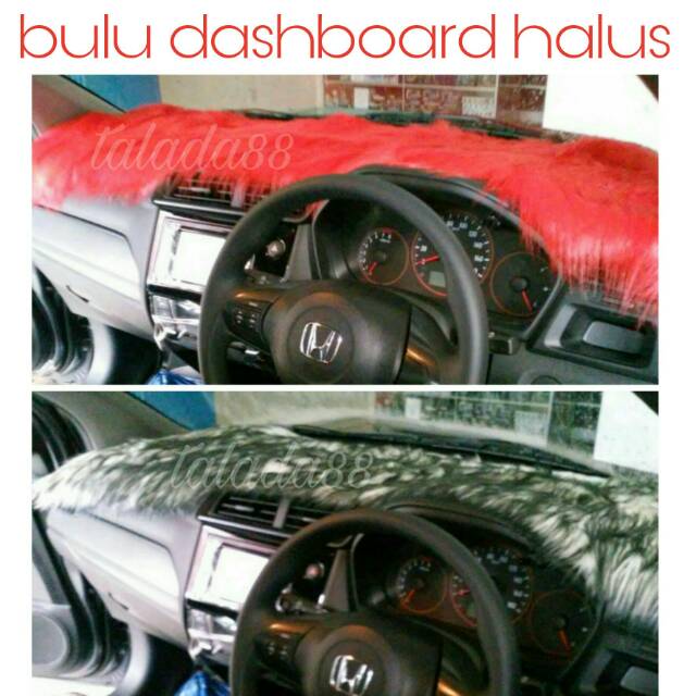 (1 pc) satu Bulu bulu panjang alas dashbord dashboard mobil murah