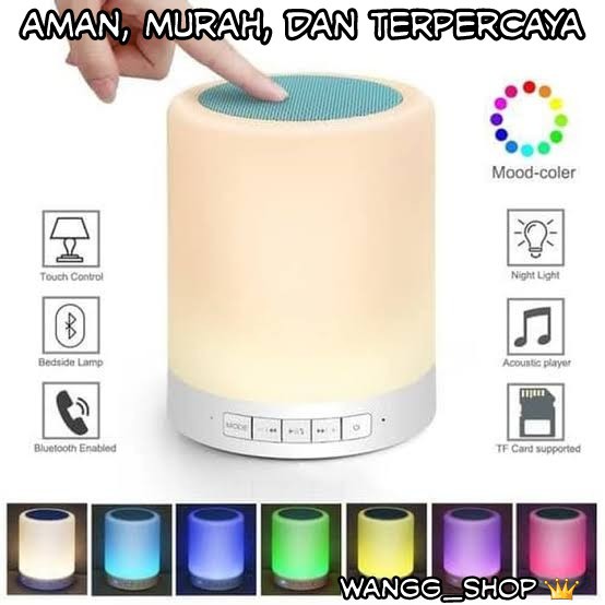 SPEAKER M9 BLUETOOTH / BLUETOOTH SPEAKER CL-671 + LAMPU TIDUR SMART TOUCH PORTABLE