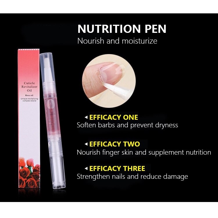 Vitamin Kuku Nail Pen Putar Manicure Pedicure / Cuticle Oil Vitamin Kuku Manicure