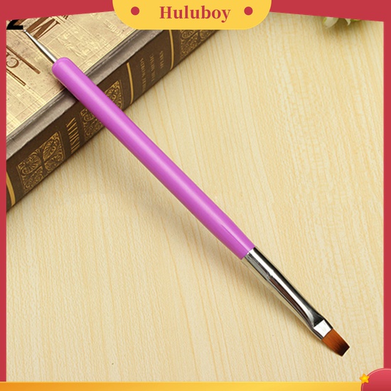 Huluboy Huluboy♡ Pen Brush 2 Sisi Untuk Melukis / Dotting Kutek Gel UV Akrilik