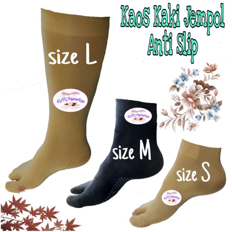 Kaos kaki jempol anti Slip kaos kaki jempol bahan stocking anti slip