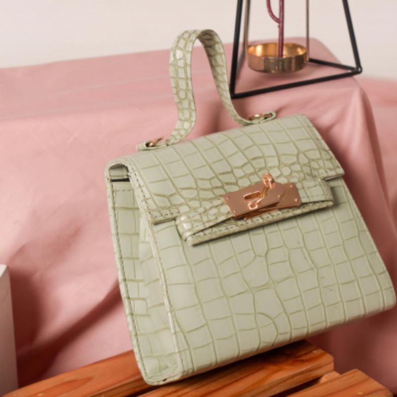 (SEKARANG DI KIRIM ) TAS LUSIANA GOLD/TAS WANITA/TAS TOTE