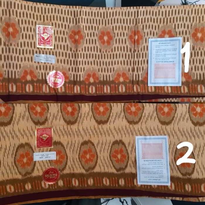 sarung-celana- sarung tenun (goyor) asli cap pulau bali (kuning) - 1 -celana-sarung 798 pakaian-