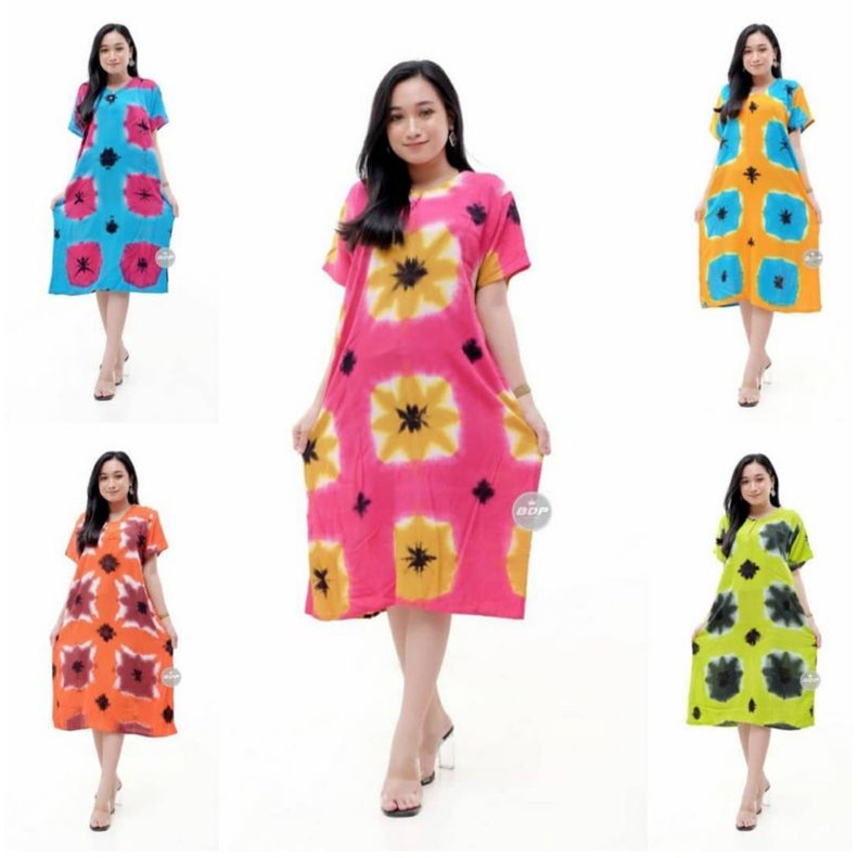 daster murah - daster lengan pendek - daster ibu