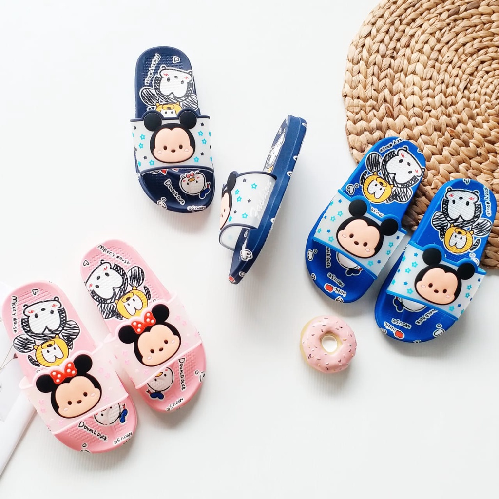 HappyOliver BABYTSUM anak Sandal slop anak laki perempuan cewek import