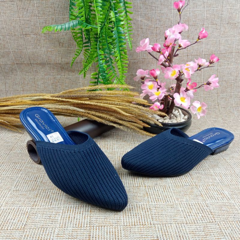 SANDAL FLAT WANITA / SANDAL TERBARU WANITA / SANDAL SLIP ON ENER 07