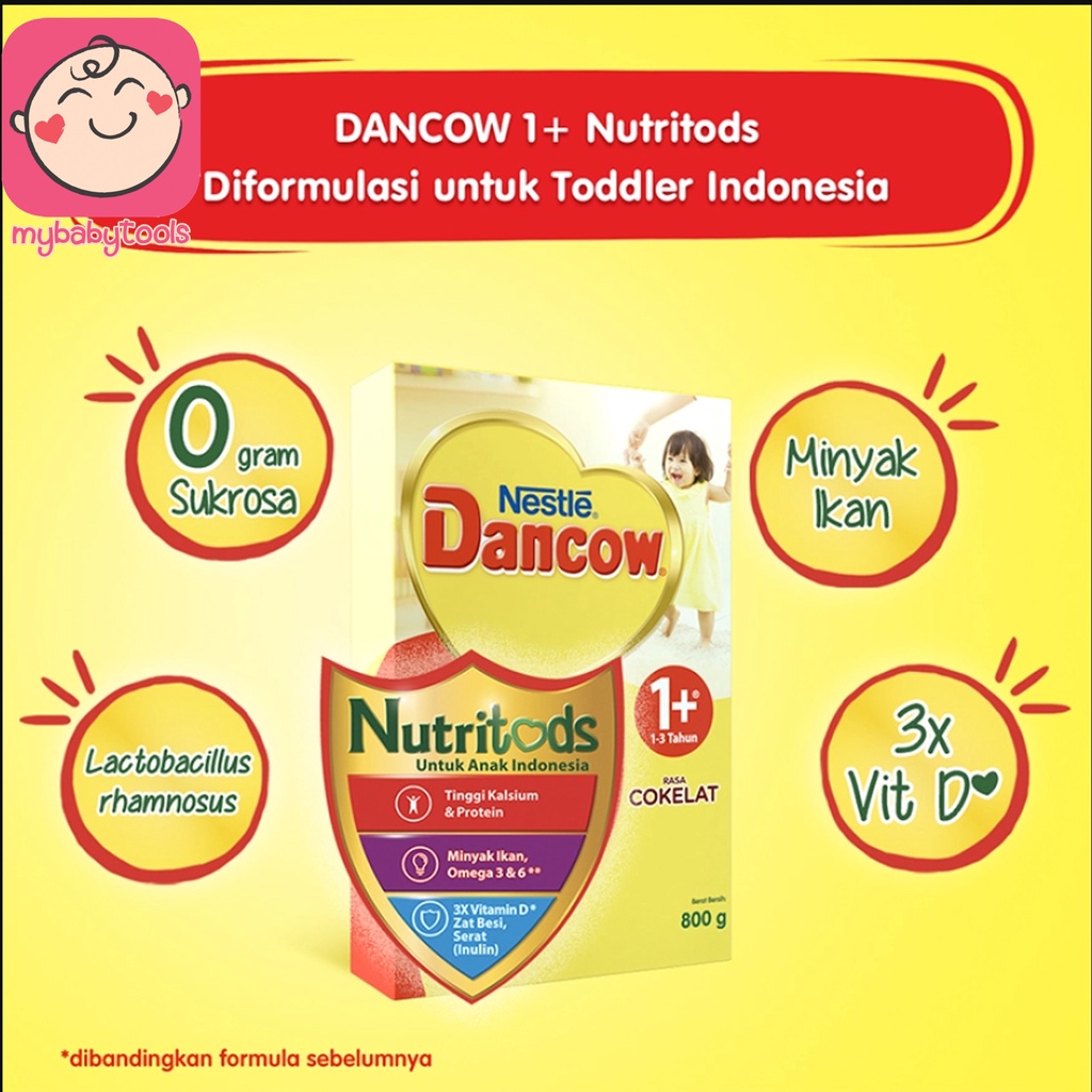 NESTLE DANCOW 1+ 3+ SUSU PERTUMBUHAN VANILA MADU 1-3 TAHUN 3-5 TAHUN BOX 1 KG