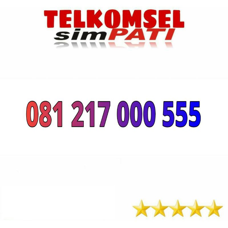 nomor cantik telkomsel simpati 000555