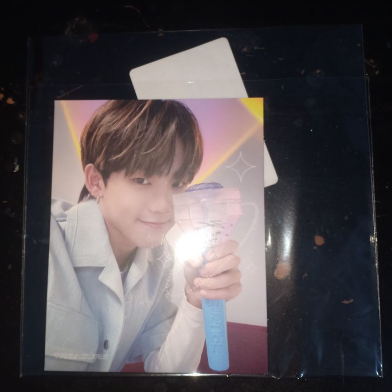 POB lightstick treasure hyunsuk 2nd photocard