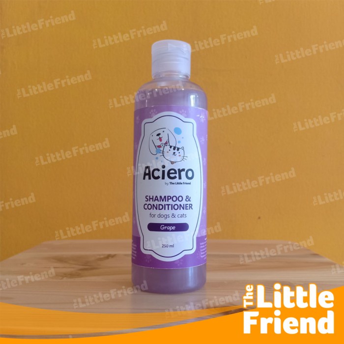 Dog Cat Shampoo Conditioner Anjing Kucing 2 in 1 ACIERO Lembut &amp; Wangi