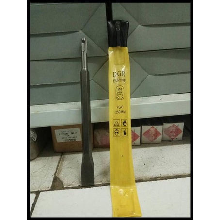 YUKIDO Mata Bor Bobok Pahat Beton Aspal SDS Plus Flat Chisel Rata 250mm MURAH DAM KUAT