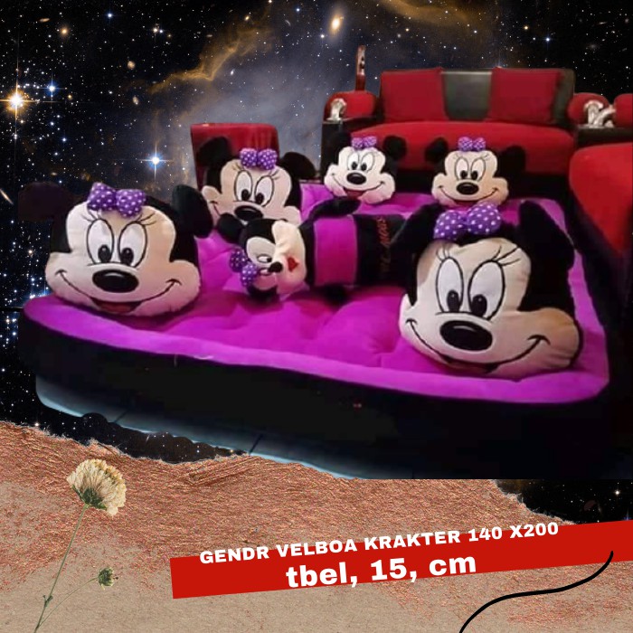 KASUR GENDER VELBOA KAPUK ASLI 100%