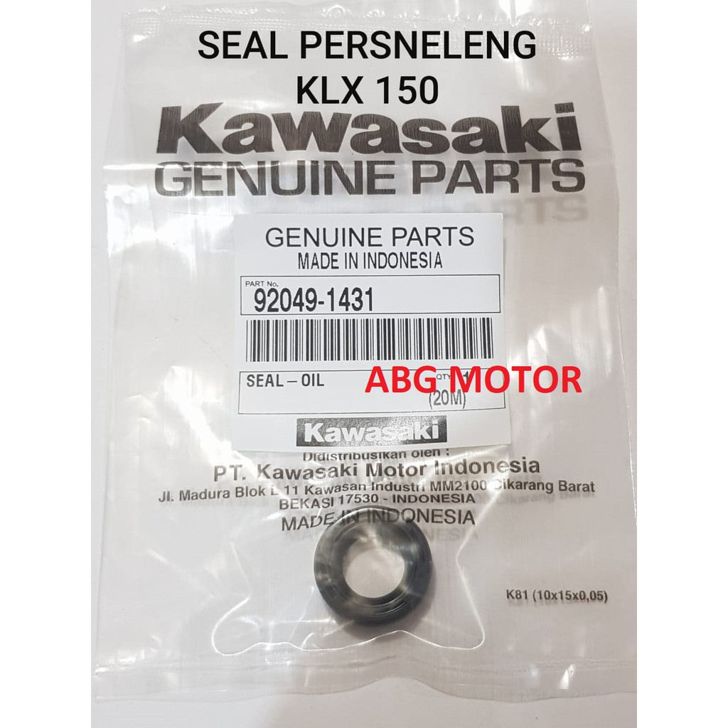 SEAL OVERAN OPERAN PERSNELING KLX 150 ORIGINAL 92049-1431
