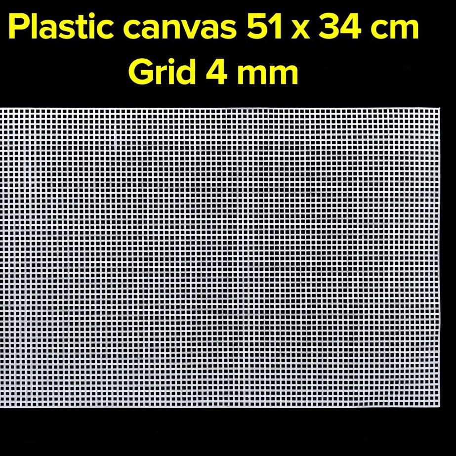 Best product Plastic Canvas Lembaran Grid 4mm Jaring Rajut 99