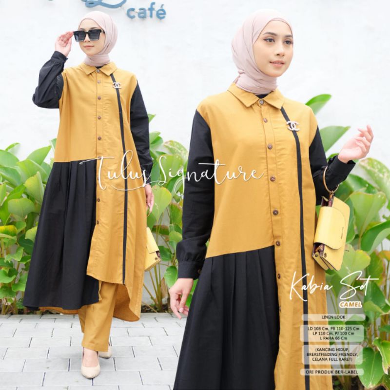 Set wanita premium / Kabia set by Tulus signature / Setelan wanita