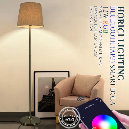 Horici Asli Full 12W 16 Warna Lampu Bola Led Bluetooth / Smart Led  Bulb Rgb Smart Home Bohlam Pintar Tuya