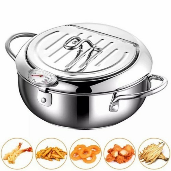 JAPANESE FRYNG PAN / EASY DEEP FRYING PAN