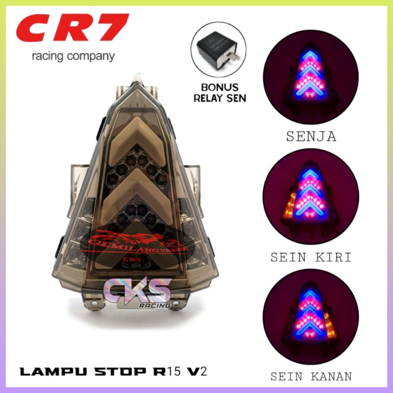 Jual Stoplamp R V V In Cks Lampu Belakang Variasi Yamaha R V Shopee Indonesia