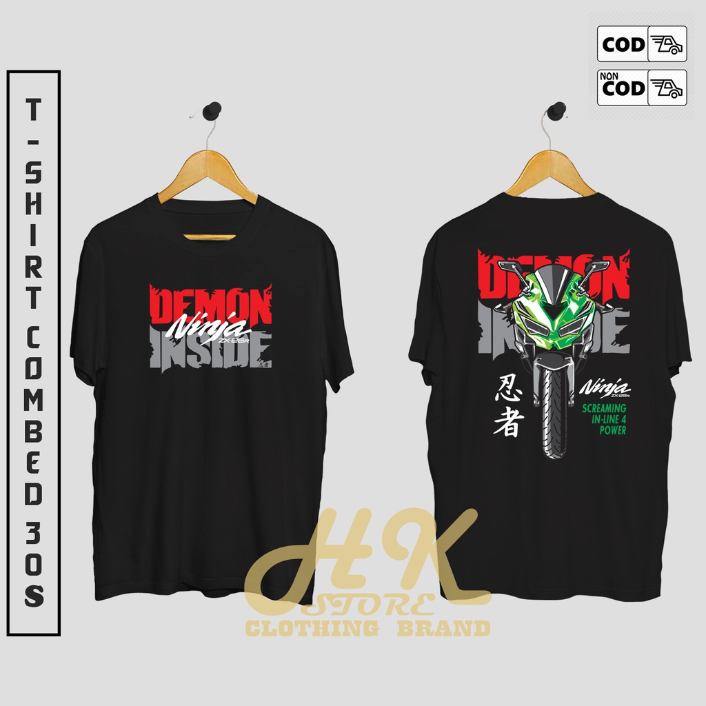 T-SHIRT KAOS KAWASAKI ZX25R DEMON INSIDE