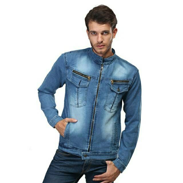 jaket jeans motor