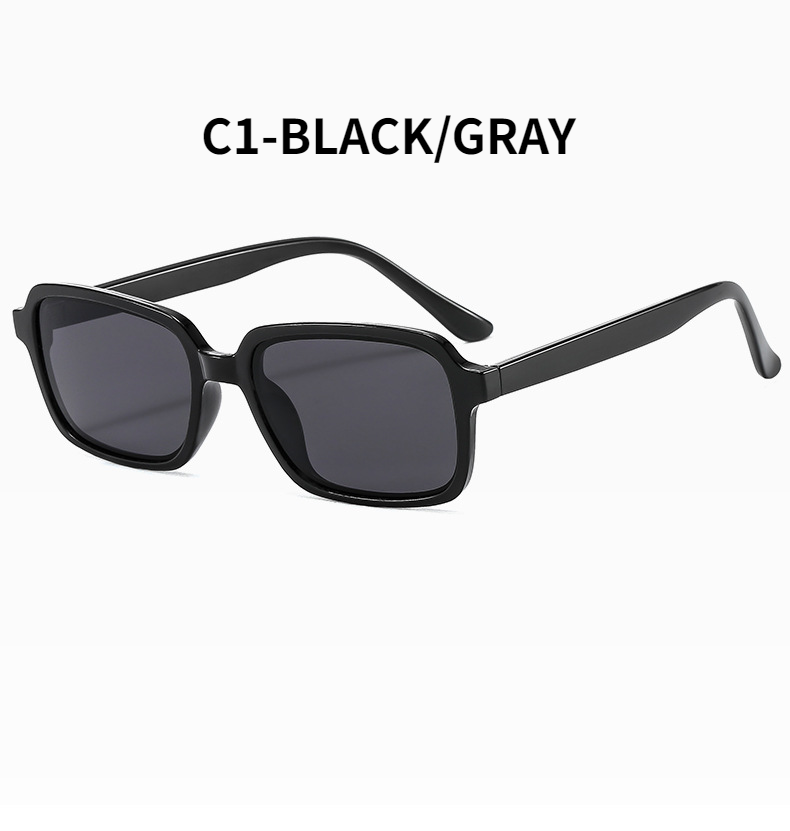 2021 Fashion Korean style square frame personality small frame trendy men's and women's sunglasses