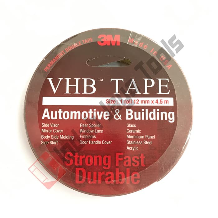

Double Tape Vhb 3M Original 12Mm X 4.5Mm Busa Perekat