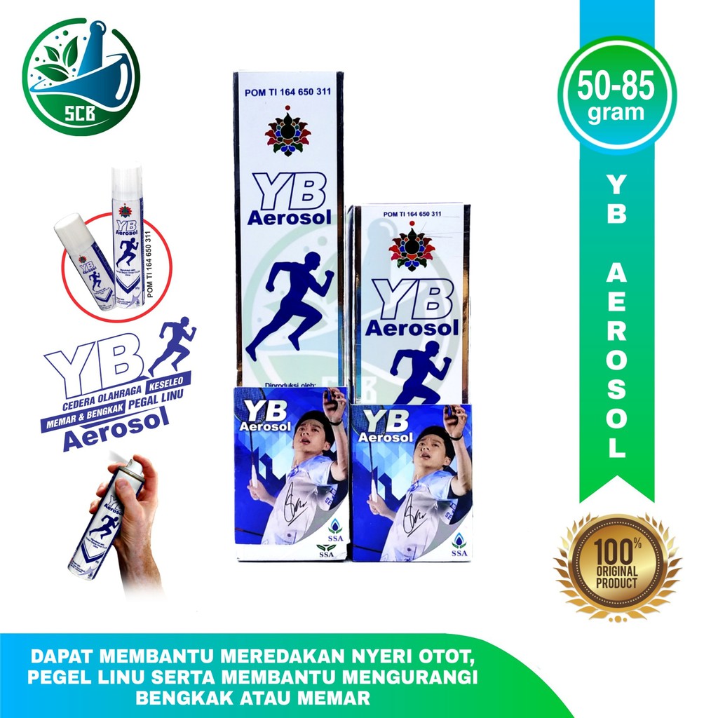 Yunnan Baiyao - YB Aerosol Varian ( Spray ) - Obat Keseleo & Rematik