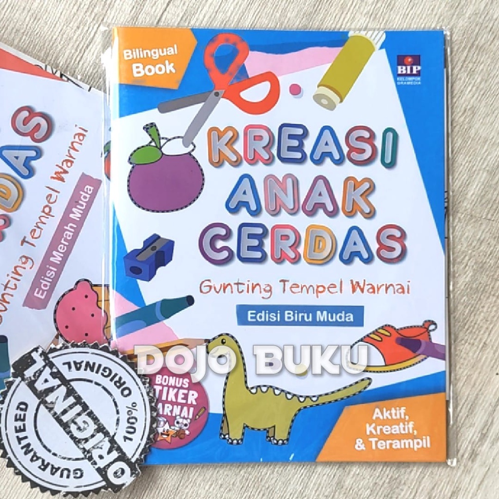 Buku Kreasi Anak Cerdas: Gunting, Tempel, Warnai