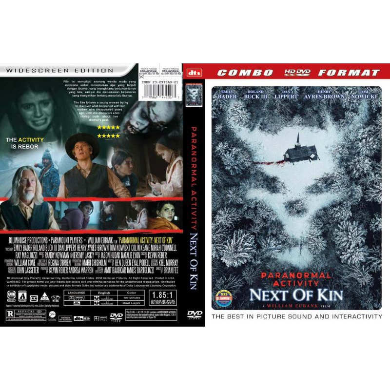 Kaset film horor : PARANORMAL ACTIVITY NEXT OF KIN 2021