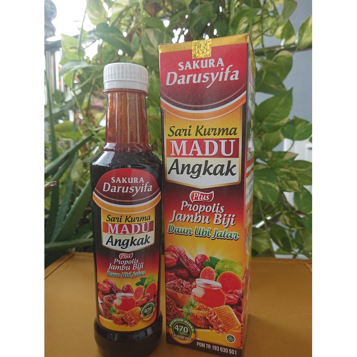 

Sari Kurma Madu Angkak Darusyifa Plus Propolis Jambu Biji 470 gr