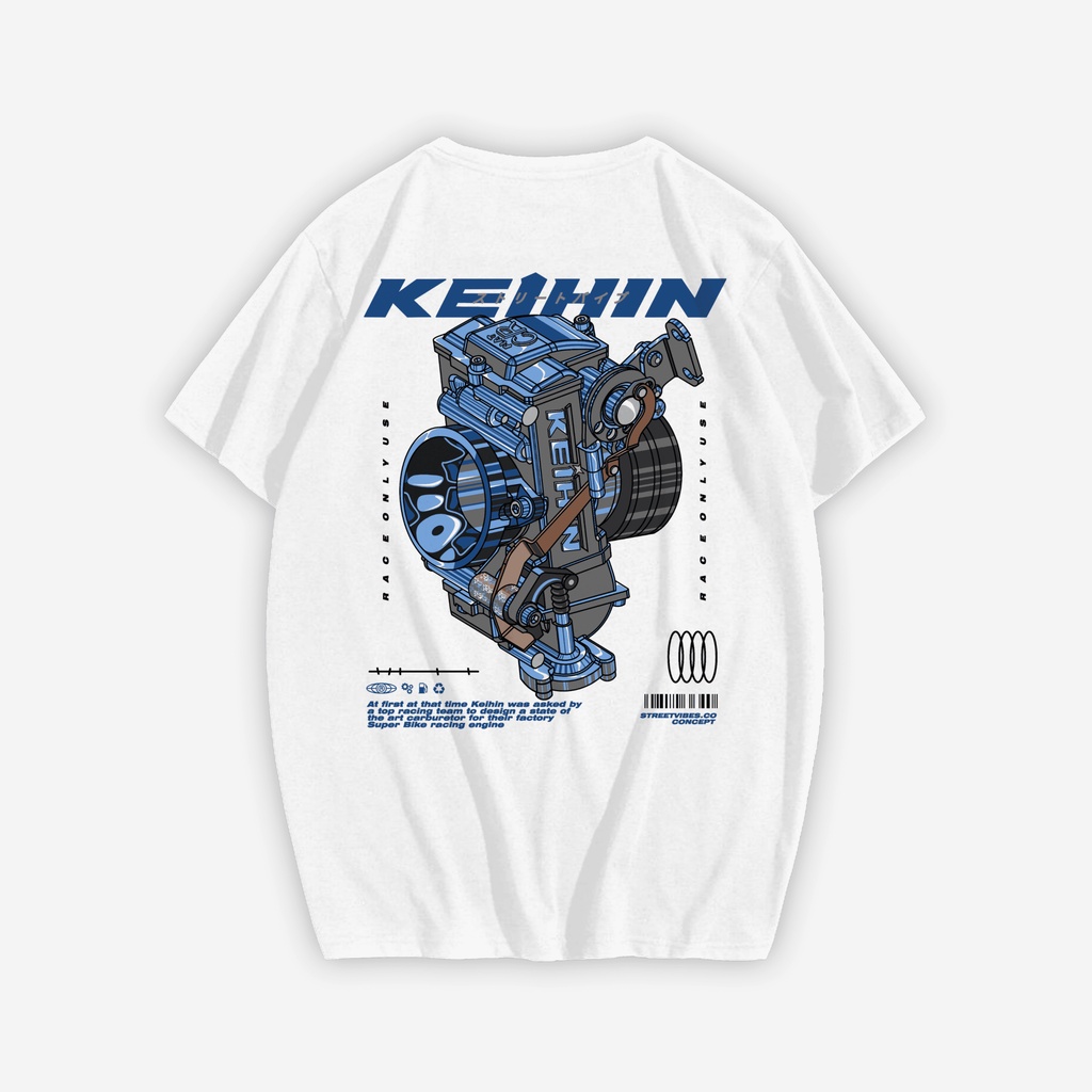 Streetvibes T-shirt Keihin FCR VOL 1 White
