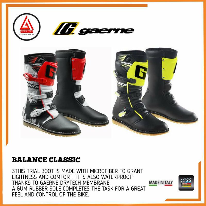 BOOTS GAERNE BALANCE CLASSIC, SEPATU GAERNE TRIAL, BOOTS TRIAL GAERNE