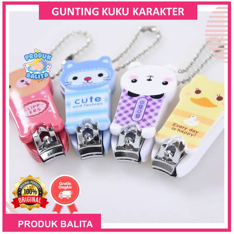 Gunting Kuku Mini Karakter Motif Lucu Terlaris