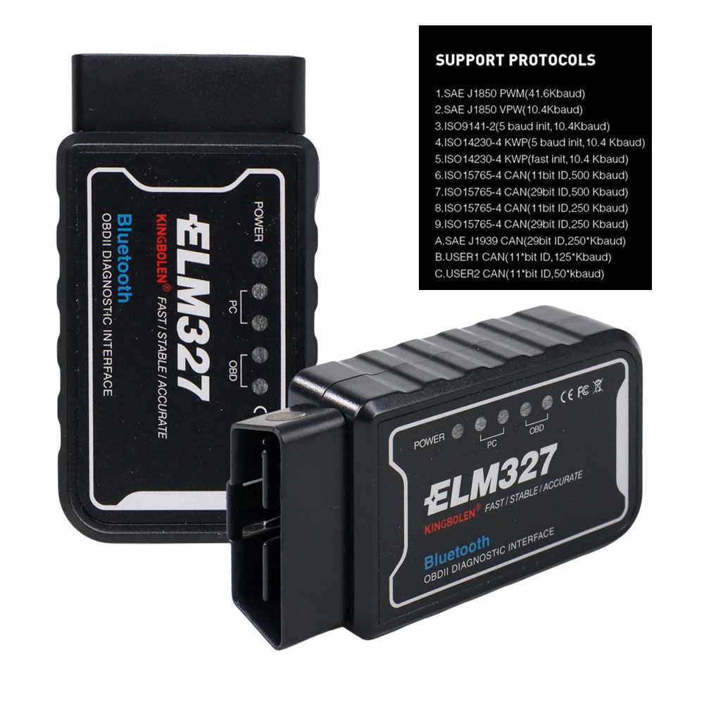 Real-time Bluetooth Car Diagnostic Mobil OBD2 ELM27 V1.5 - SC02-M04