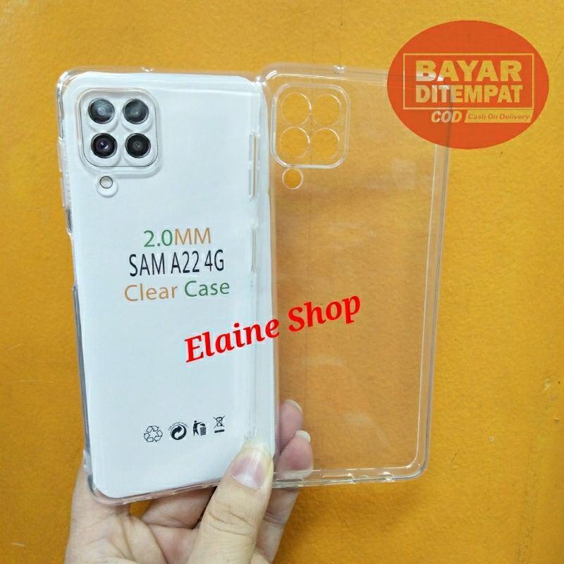 Samsung A22 4G 5G 2021 M32F M32 5G Clear Case HD Premium Case Tebal Ultrathin Silicon Bening Softcas