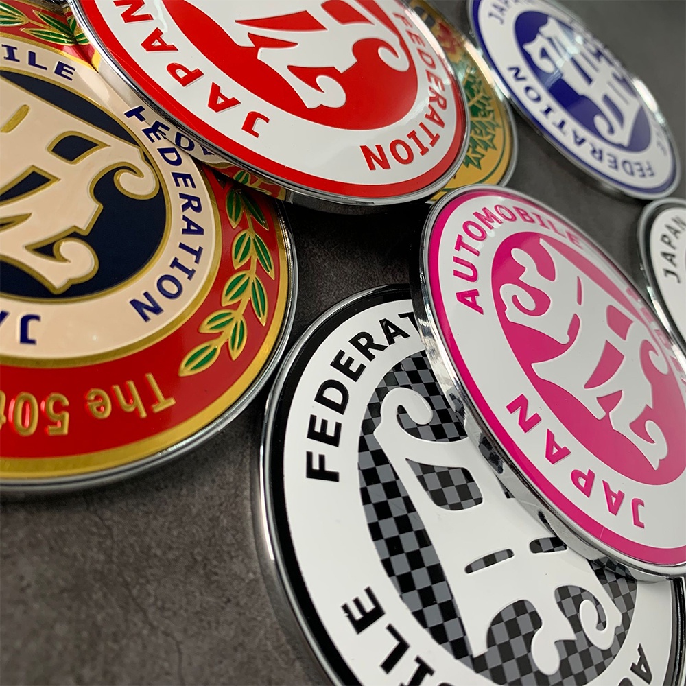 Jaf Stiker Emblem Logo Federation JDM 3D Bahan Metal Untuk Bagasi Mobil