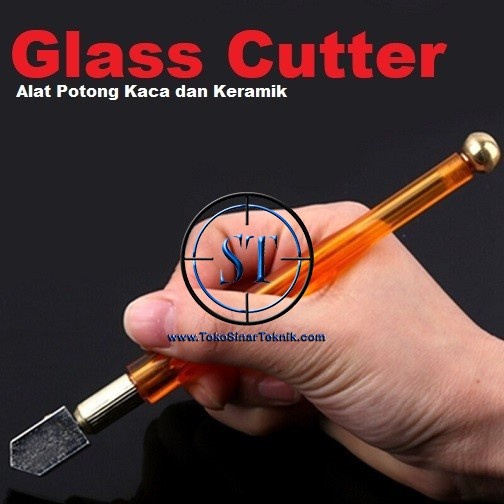 Pisau Pemotong Kaca Minyak Tajam Material Diamond Metal Alat Potong Keramik Oil Glass Knife Cutter