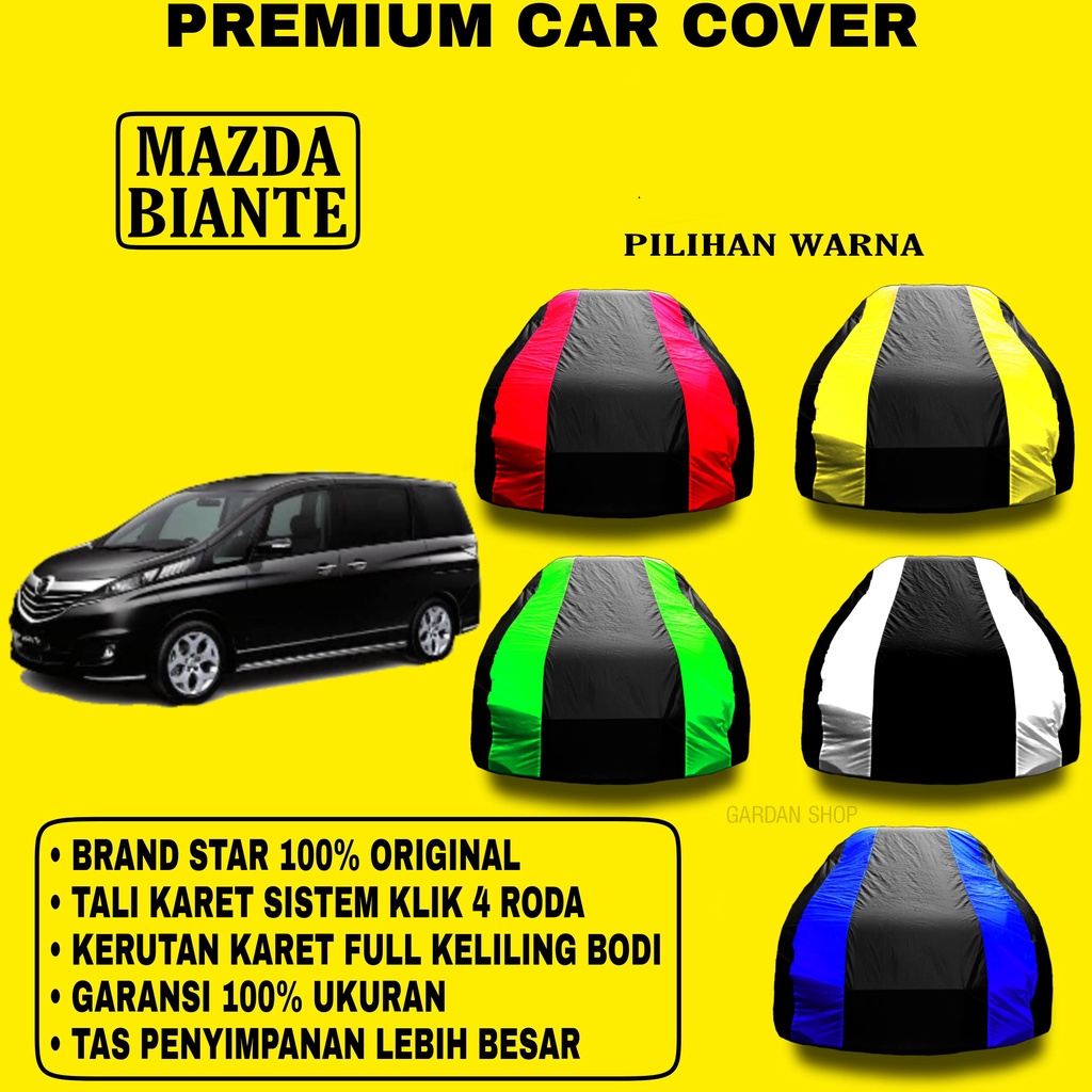 Body Cover MAZDA BIANTE Garis 2 WARNA Penutup Pelindung Bodi Mobil Mazda Biante PREMIUM