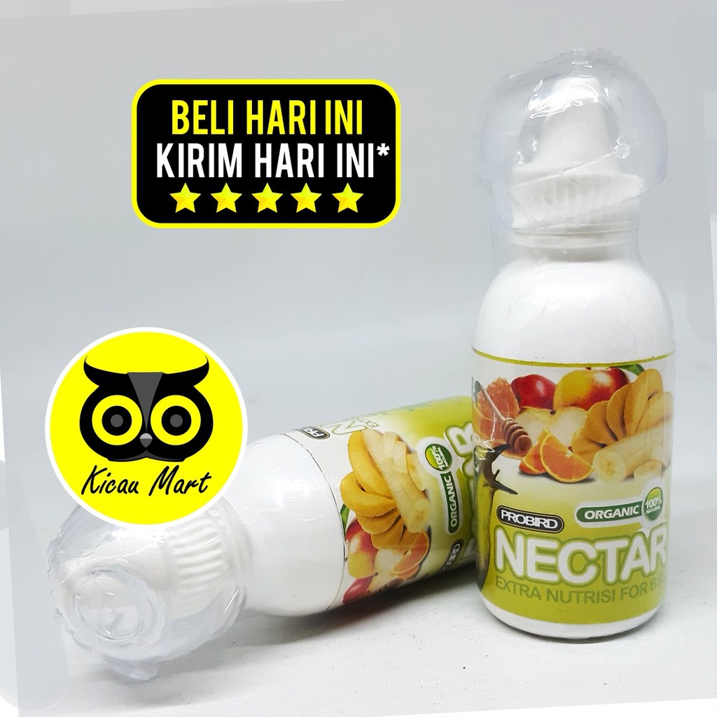 PAKAN MAKANAN MINUMAN BURUNG NECTAR NEKTAR ORGANIC PROBIRD SERBUK UNTUK PLECI KOLIBRI KONIN VORNRSR