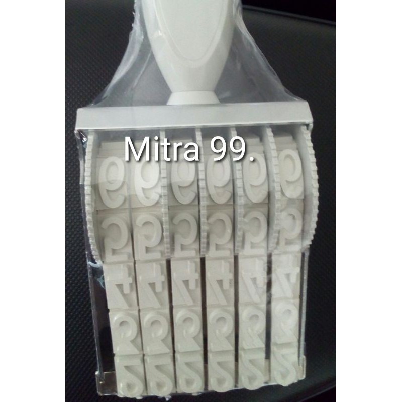 

Stempel putar angka 12 mm, 6 digit.