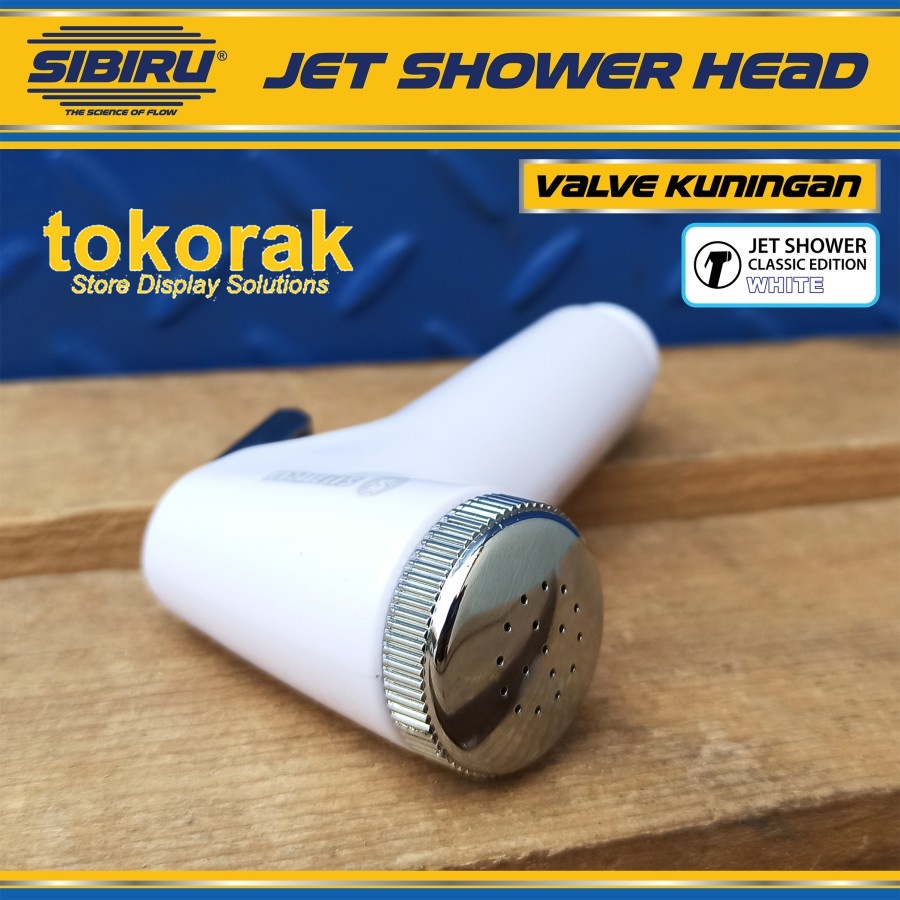 KEPALA JET SHOWER PUTIH SIBIRU - JET WASHER PVC - SEMPROTAN TOILET