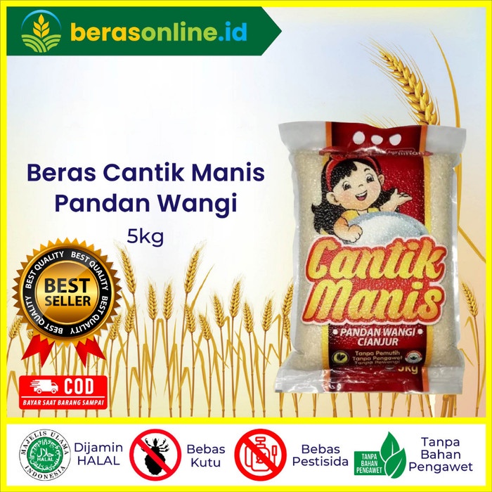 

978qW Beras Pandan Wangi Asli Cianjur 5Kg W5Q0112