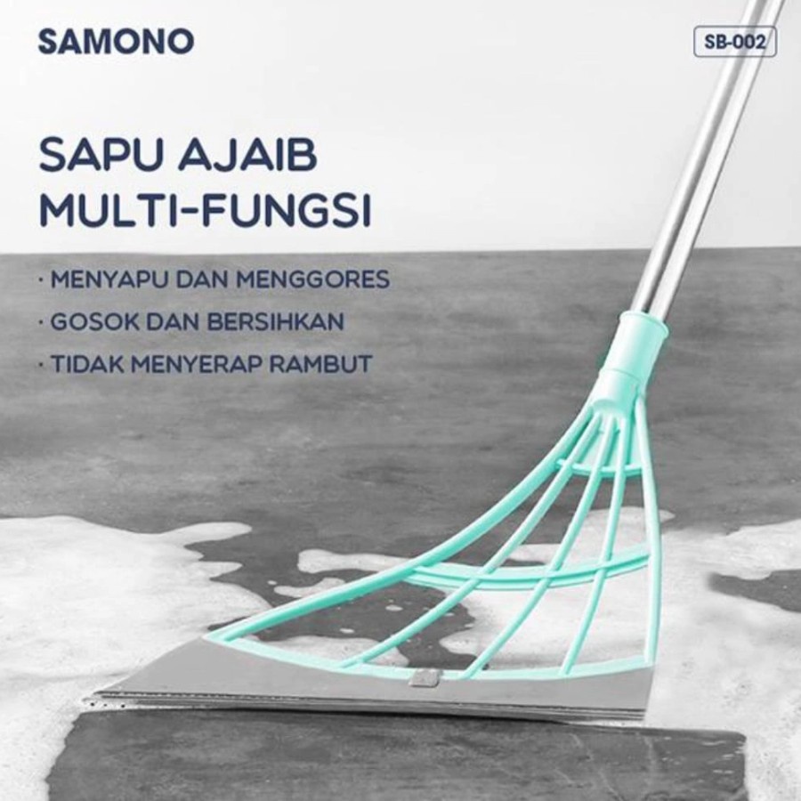 Sapu Ajaib Serbaguna Sapu 2 in 1 Multifungsi Samono SB002