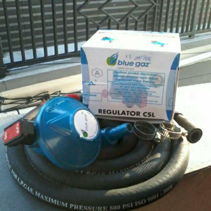 Lebih Hemat!! Selang Dan Regulator Blue Gaz